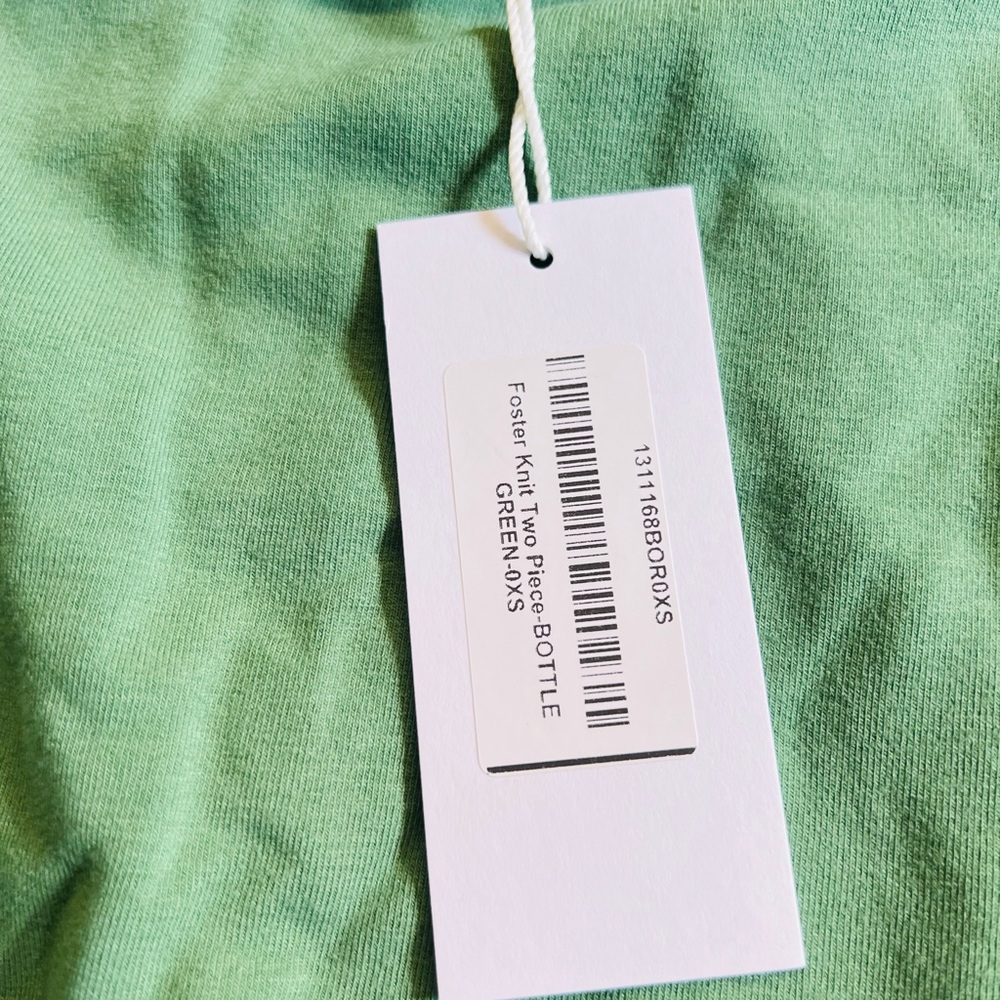 New with tags reformation foster knit, two piece bottle, green size extra small - Picture 5 of 6